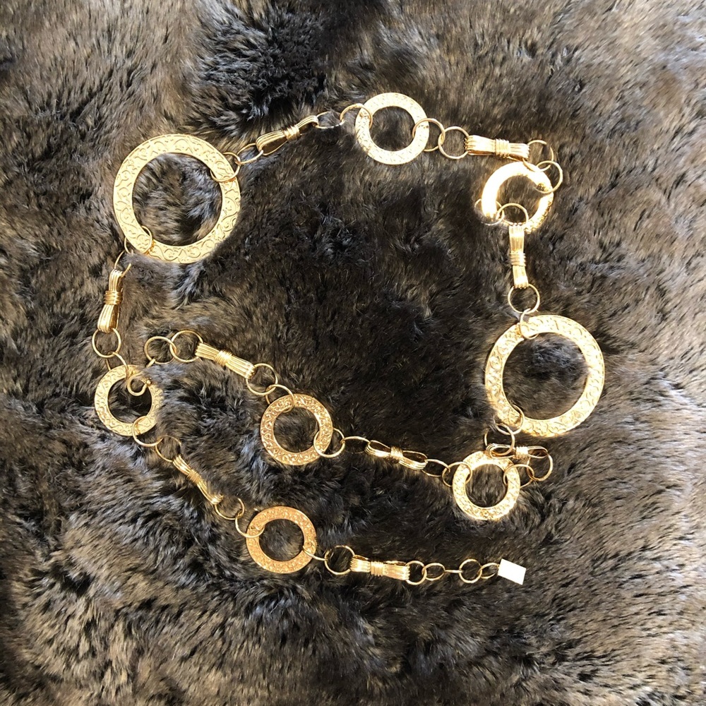 Tracy Porter Gold Adjustable Boho Belt